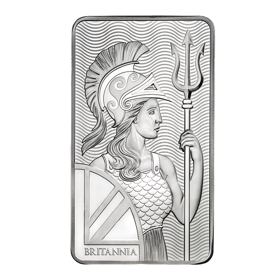 The Royal Mint Britannia 10oz Silver Bar (Image 3)