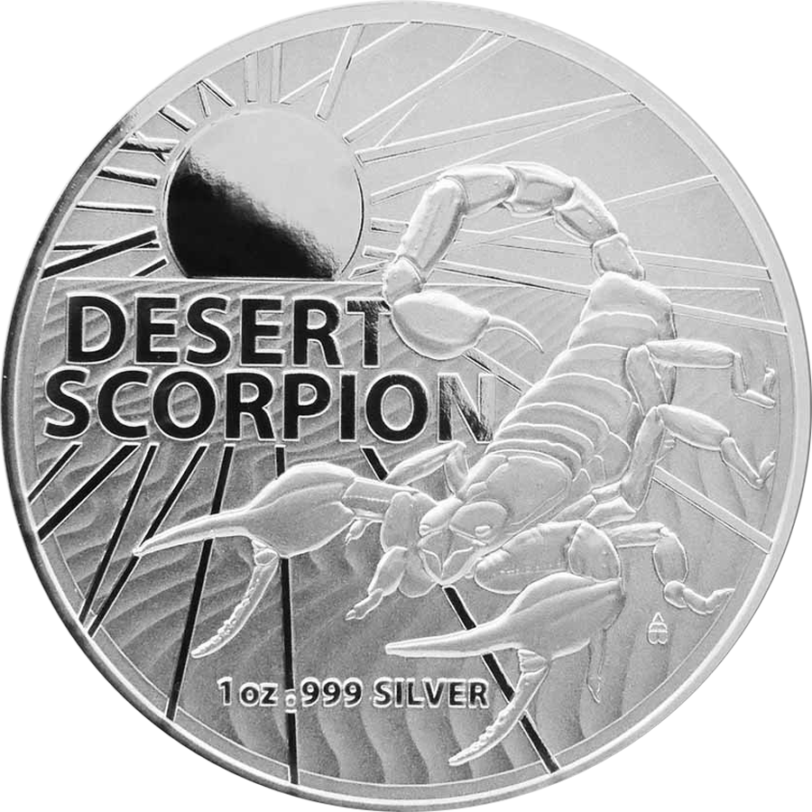2022 Australia's Most Dangerous Animals: Desert Scorpion 1oz Silver Coin