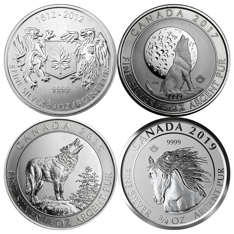 Royal Canadian Mint 3/4oz Silver Coin (Image 1)