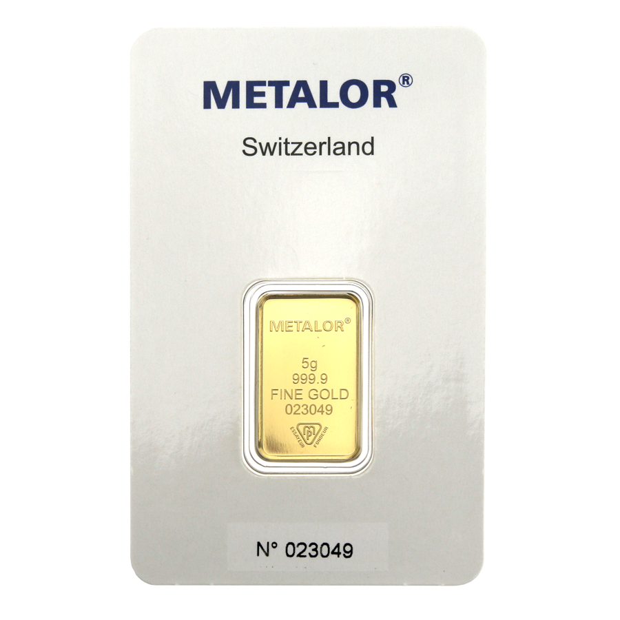 Metalor Stamped 5g Gold Bar (Image 4)