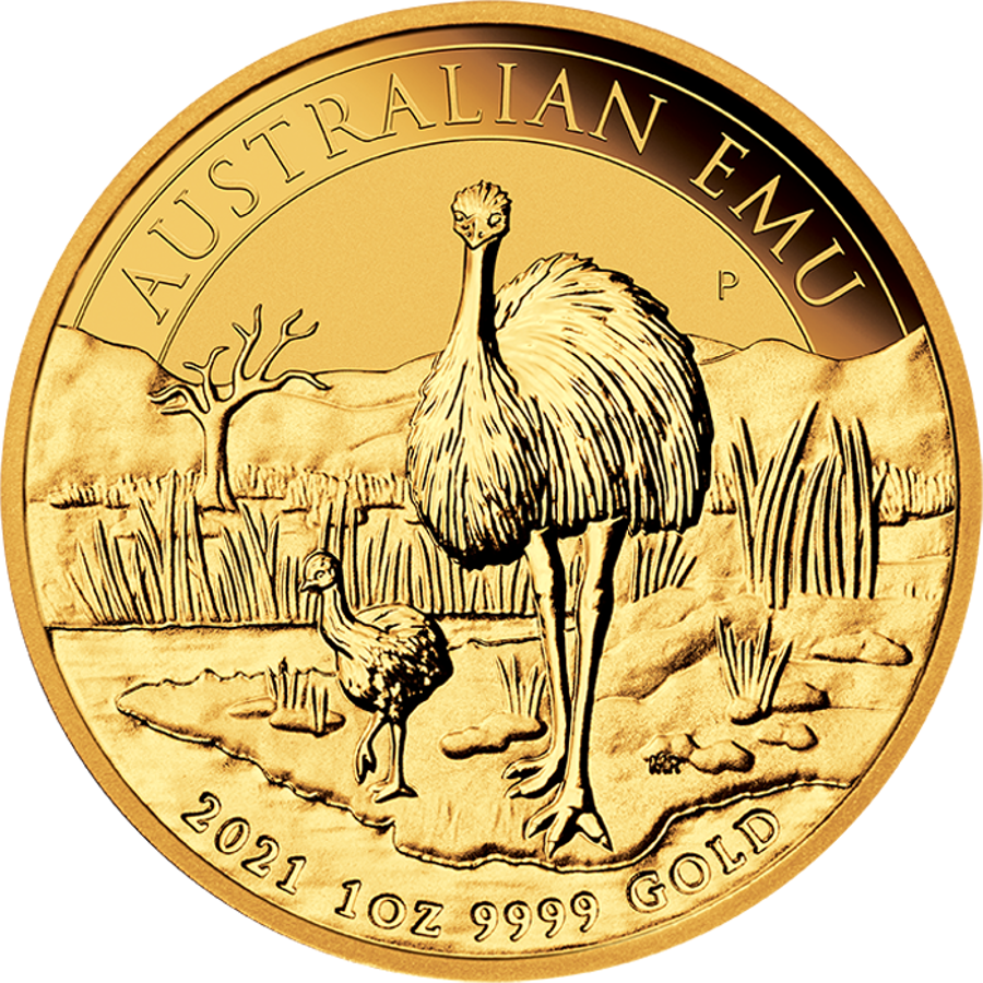 2021 Australian Emu 1oz Gold Coin (Image 1)