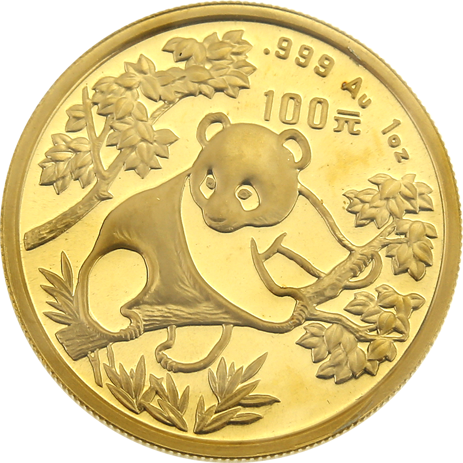 Pre-Owned 1992 Chinese Panda 1oz Gold Coin (Image 2)