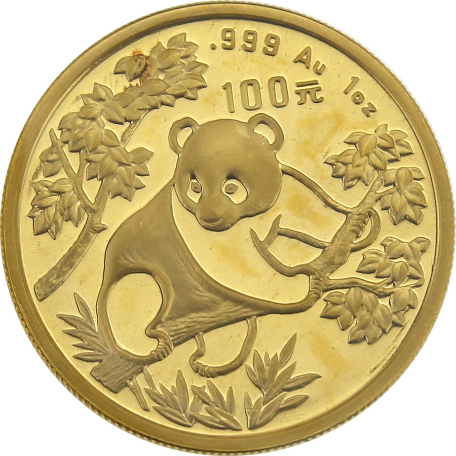 Pre-Owned - 1992 Chinese Panda 1oz Gold Coin (Image 2)