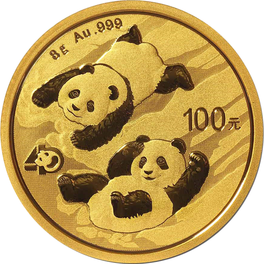 2022 Chinese Panda 8g Gold Coin (Image 2)