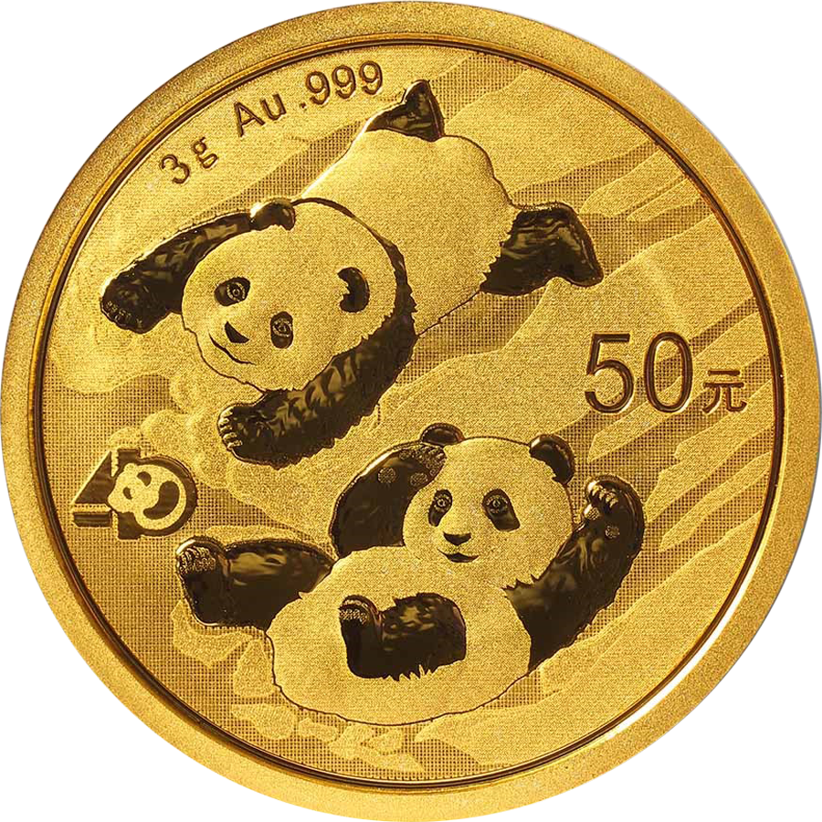 2022 Chinese Panda 3g Gold Coin (Image 2)