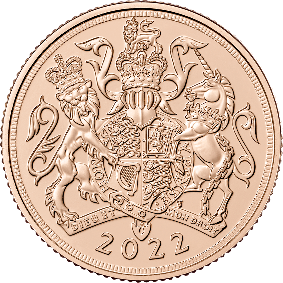 2022 UK Full Sovereign Gold Coin (Image 1)