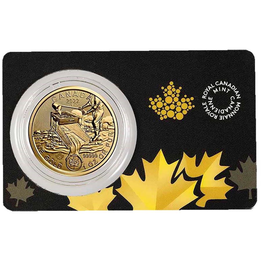 2022 Canadian Klondike Prospecting 1oz Gold Coin (Image 2)