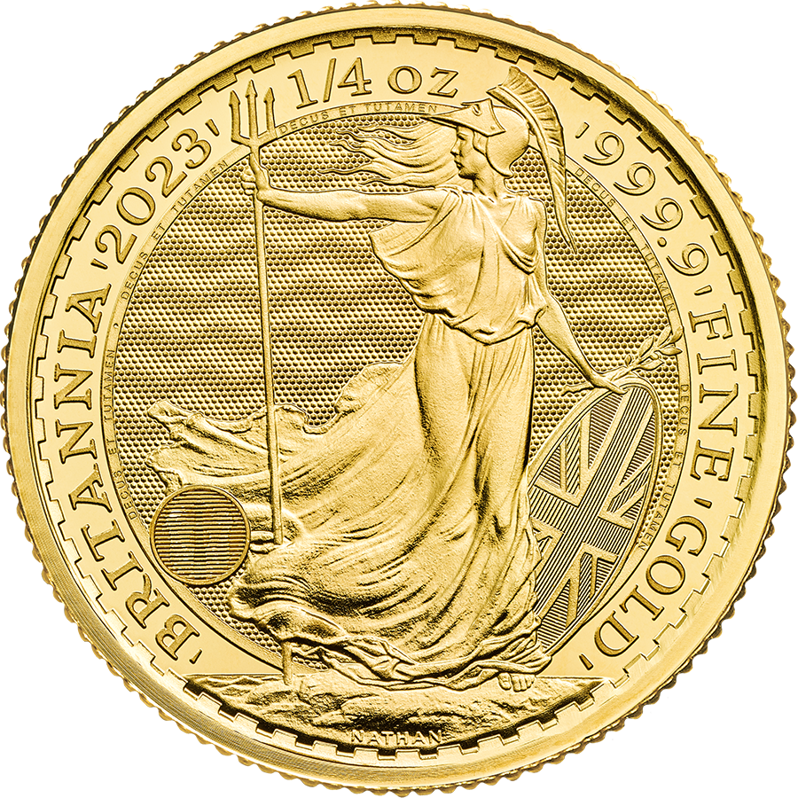 2023 UK Britannia 1/4oz Gold Coin