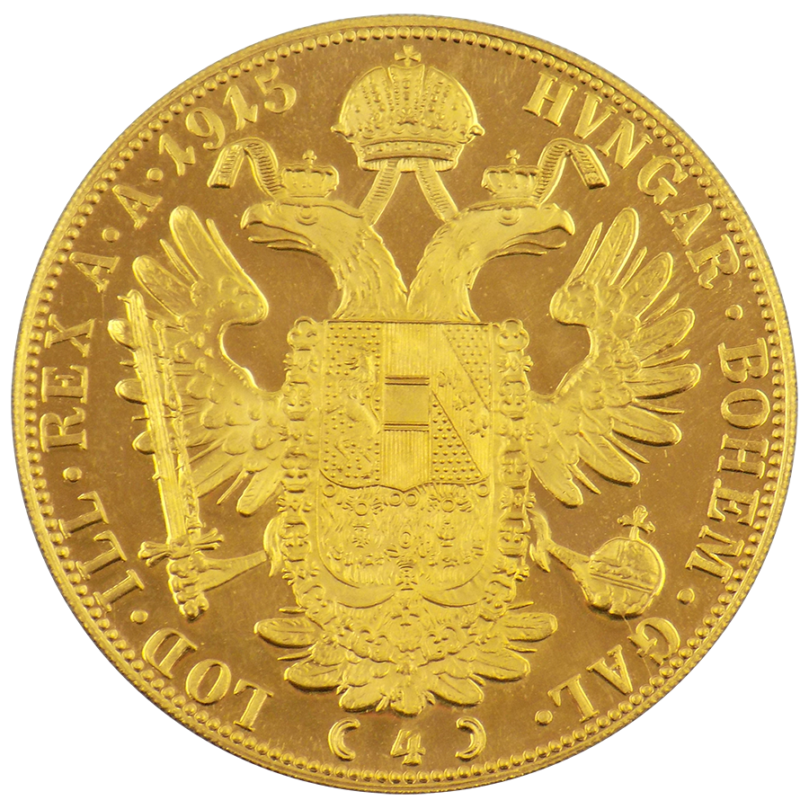 Pre-Owned Austrian 4 Ducat Gold Coin - Mixed Dates (Image 2)