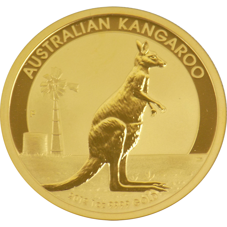 Pre-Owned 2012 Australian Kangaroo 1oz Gold Coin (Image 2)